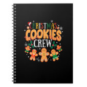 KerstkoekjesKoekjesbont Shirt Gingerbrood Notitieboek (Voorkant)