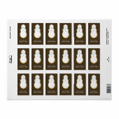 kerstkoekjeslabels etiket (Full Sheet)