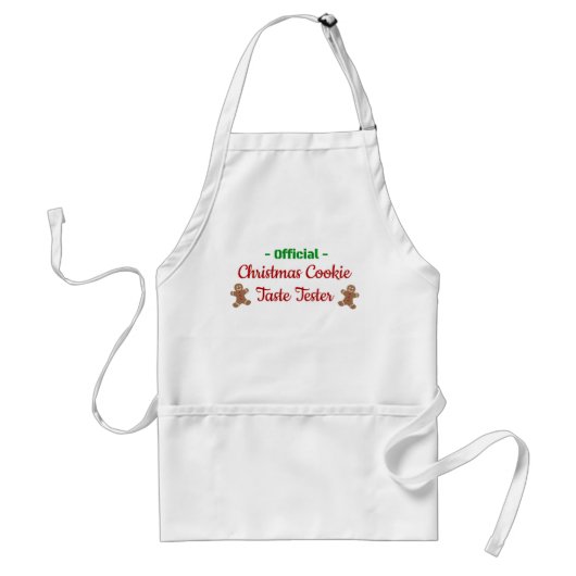 Kerstkoekjesmaakster Apron Standaard Schort (Voorkant)