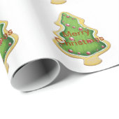 Kerstkoekjespapier Cadeaupapier (Rol Hoek)