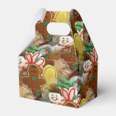 Kerstkoekjespatroon Bedankdoosjes (Achterkant)