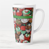 Kerstkoekjespatroon Latte Mok (Rechts)