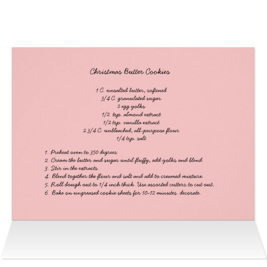 Kerstkoekjesrecept (Binnen Horizontaal (Boven))