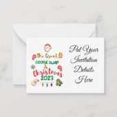 Kerstkoekjesruil 2023 uitnodiging (Voorkant)