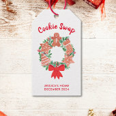 Kerstkoekjesruil Cadeaulabel