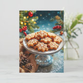 Kerstkoekjesruil Kaart (Staand voorkant)