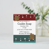 Kerstkoekjesruil Kaart (Staand voorkant)