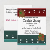 Kerstkoekjesruil Kaart (Voorkant / Achterkant)