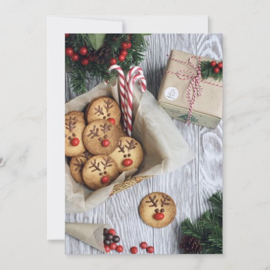 Kerstkoekjesruil Kaart (Voorkant)