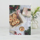 Kerstkoekjesruil Kaart (Staand voorkant)