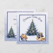 Kerstkoekjesruil Kaart (Voorkant / Achterkant)