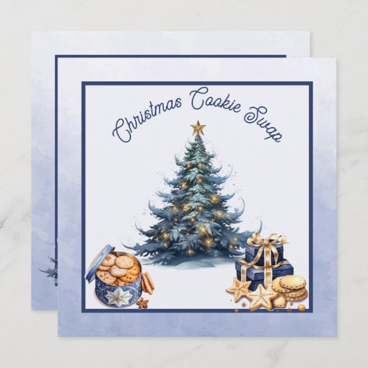 Kerstkoekjesruil Kaart (Voorkant / Achterkant)