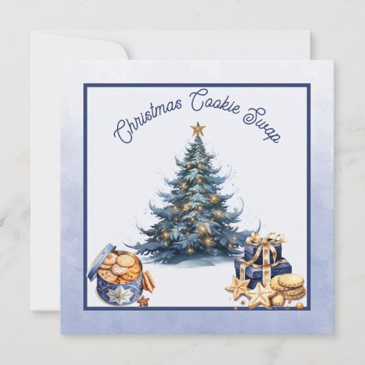 Kerstkoekjesruil Kaart (Voorkant)