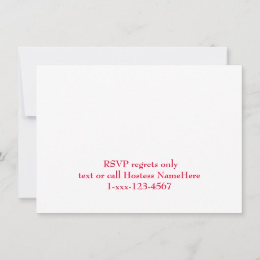 Kerstkoekjesruil Kaart (Achterkant)