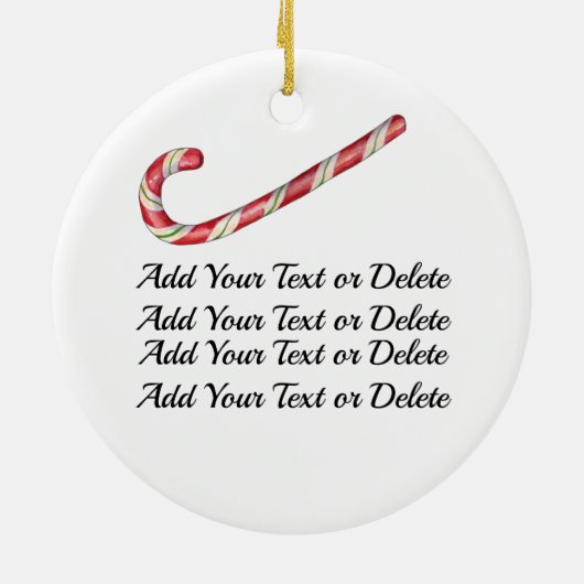 Kerstkoekjesruil Keramisch Ornament (Achterkant)