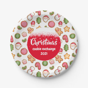 Kerstkoekjesruil Papieren Bordje