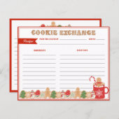 Kerstkoekjesruil | Recipe Kaart (Voorkant / Achterkant)