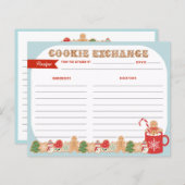 Kerstkoekjesruil | Recipe Kaart (Voorkant / Achterkant)