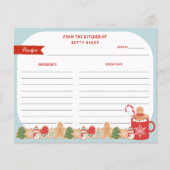 Kerstkoekjesruil | Recipe Kaart (Voorkant)