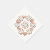 Kerstkoekjesruil Servet (Hoek)