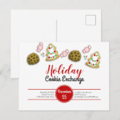 Kerstkoekjesuitwisseling Briefkaart (Voorkant / Achterkant)