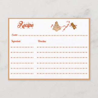 Kerstkoekjesuitwisseling Feestdagenkaart