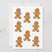 Kerstkoekjesuitwisseling fundraiser event party kaart (Achterkant)