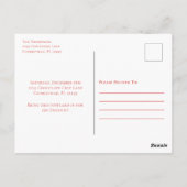 Kerstkoekjesuitwisseling, whisky, koekjesuitwissel briefkaart (Achterkant)