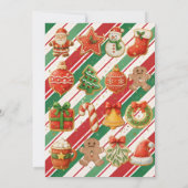 Kerstkoekjesuitwisselingsfeestje Kaart (Achterkant)
