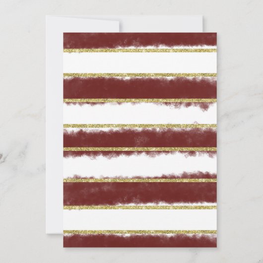 Kerstkoekjesvorst en decorate party kaart (Achterkant)