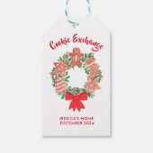 Kerstkoekjeswisselaar Cadeaulabel (Voorkant)