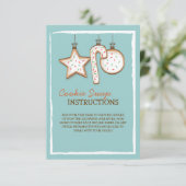 kerstkoekjeswisselaar kaart (Staand voorkant)