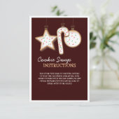 kerstkoekjeswisselaar kaart (Staand voorkant)