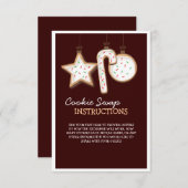 kerstkoekjeswisselaar kaart (Voorkant / Achterkant)