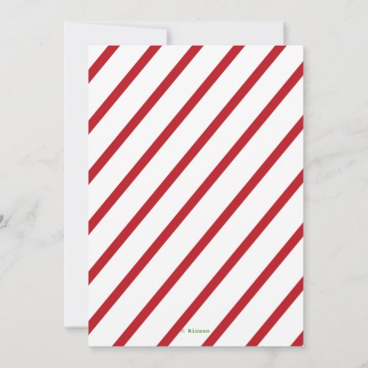 Kerstkoekjeswisselaar Kaart (Achterkant)