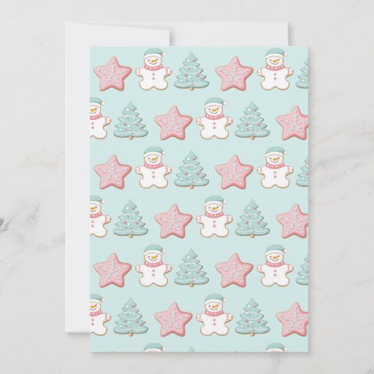 Kerstkoekjeswisselaar Kaart (Achterkant)