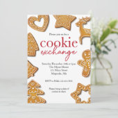 Kerstkoekjeswisselaar Kaart (Staand voorkant)