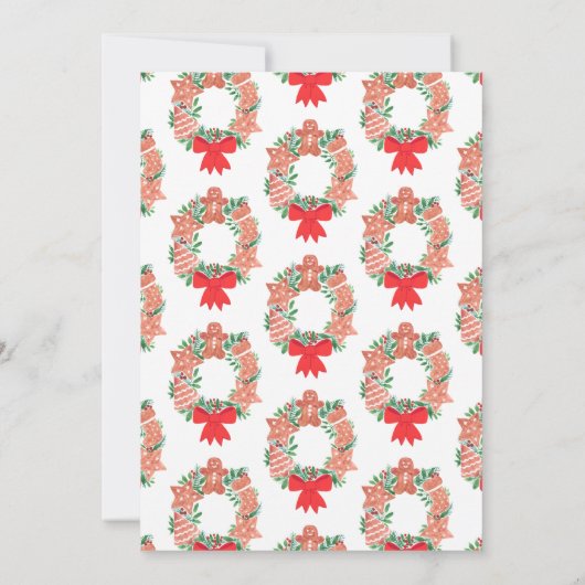 Kerstkoekjeswisselaar Kaart (Achterkant)