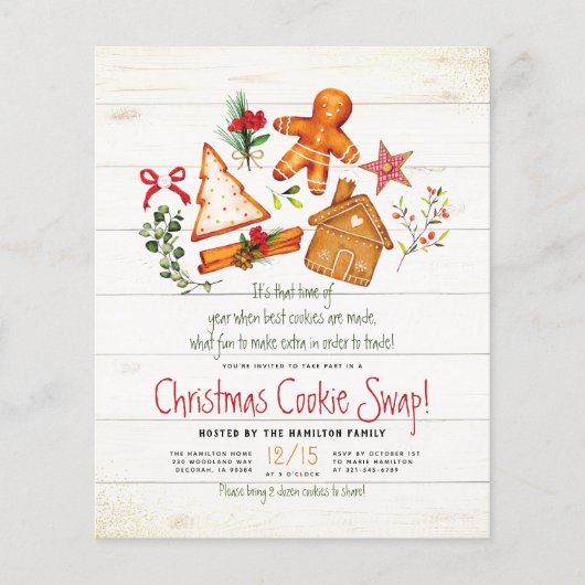 kerstkoekjeswisselaar Rustic Gingerbrood Budget (Voorkant)