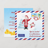 Kerstkoekjeswisselaar voor kerstmis voor de kerstm kaart (Voorkant / Achterkant)