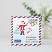 Kerstkoekjeswisselaar voor kerstmis voor de kerstm kaart (Staand voorkant)