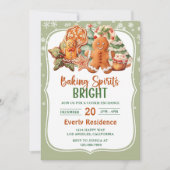 Kerstkoekjeswisselaarbakkerij, brakspirits, helder kaart (Voorkant)