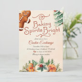 Kerstkoekjeswisselaarbakkerij, brakspirits, helder kaart (Staand voorkant)