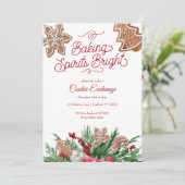 Kerstkoekjeswisselaarbakkerij, brakspirits, helder kaart (Staand voorkant)