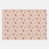 Kerstkoekjeswisselruil Inpakpapier Vel (Voorkant)