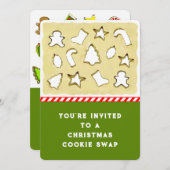 Kerstkoekjeswisselruil Kaart (Voorkant / Achterkant)