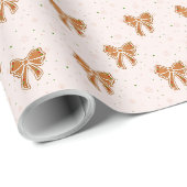 Kerstkoeklinten Cadeaupapier (Rol Hoek)