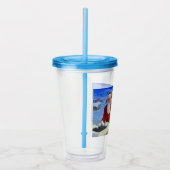 Kerstkoekoek Acryl Drinkbeker (Rechts)