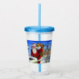 Kerstkoekoek Acryl Drinkbeker