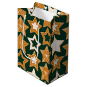 Kerstkoeksterren (Noel) Cadeautas (Voorkant Gekanteld)